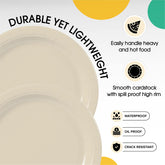 9 In. Ivory Paper Plates | 1000 Count